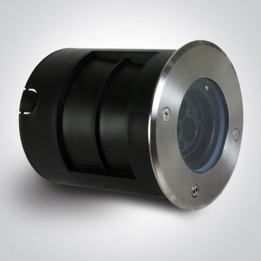 ONE Light Inground Tiltable Range - grondspot voor buiten - Ø 150 mm, Ø 140 mm inbouwmaat - 3 x 1,5W LED incl. - IP67 - roestvrij staal