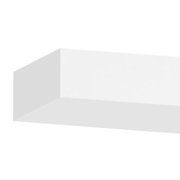 Nova Luce Renata - wandverlichting - 27,5 x 9,5 x 5,5 cm - wit gips