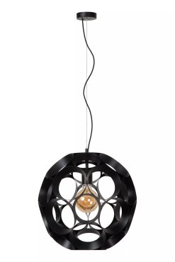Lucide Hannelore - hanglamp - Ø 40 x  170,8 cm - zwart