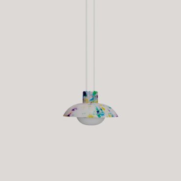 New Garden Syros - oplaadbare hanglamp op batterij met afstandsbediening - Ø 20 x 9,5 cm - 9W dimbare LED incl. - IP54 - veelkleurig