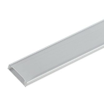 Elmark Elm6220/1-1000 - aluminium profiel voor LED-strip met mat PVC deksel - opbouw - 1 meter lengte