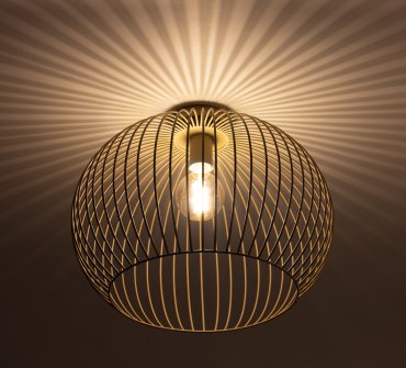 ETH Wire Sand - plafondlamp - Ø 50 x 35,5 cm - zand