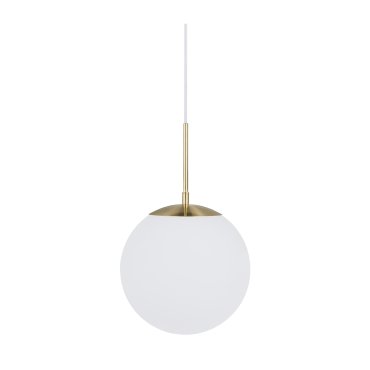 Nordlux Grant - hanglamp - Ø 25 x 240 cm - messing en opaal wit