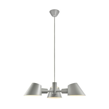 Design for the People Stay 3-Spot - hanglamp - Ø 60 x 319,4 cm - grijs