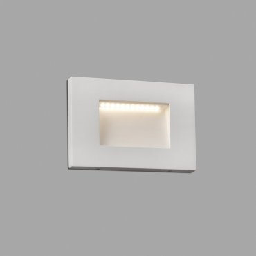Faro Spark II - inbouw wandverlichting - 10,5 x 7,5 cm - 5W LED incl. - IP65 - mat wit