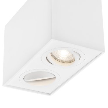 Nova Luce Rende - opbouwspot 2L - 16 x 8 x 9 cm - zandwit