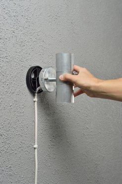 Konstsmide kabeldoorvoer voor wandverlichting - Ø 10,5 x 1,5 cm
