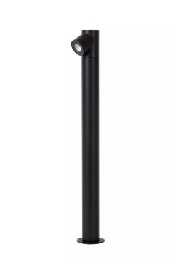 Lucide Ibamba - tuinpaal - 8 x 8,3 x 60 cm - 6W LED incl. - IP65 - zwart