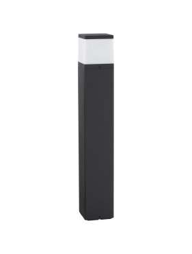 Nova Luce Ferron - tuinpaal - 13 x 80 x 13 cm - IP65 - donker grijs