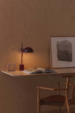 Faro Matilda - tafellamp - 19,6 x 8 x 43 cm - granaatrood
