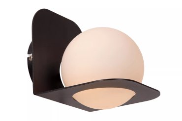Lucide Davy - wandlamp - 14 x 16 x 16,7 cm - IP44 - zwart