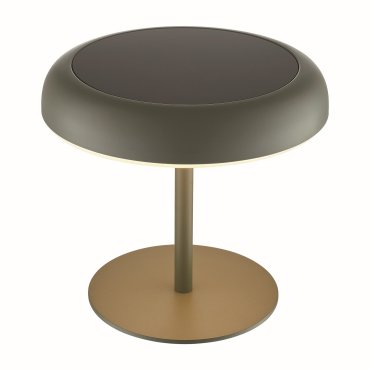 Nordlux Elmer Solar - buiten tafellamp op batterijen - Ø 13 x 17 cm - 3 stappen dimbare - 2W LED incl. - IP44 - groen