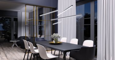 KLUS Glaza-duo - ledprofiel hanglamp up/down - 2,62 x 2,62 cm - geanodiseerd zilver