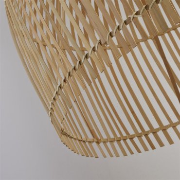 Searchlight Bali - hanglamp - Ø 60 x 160 cm - bruin
