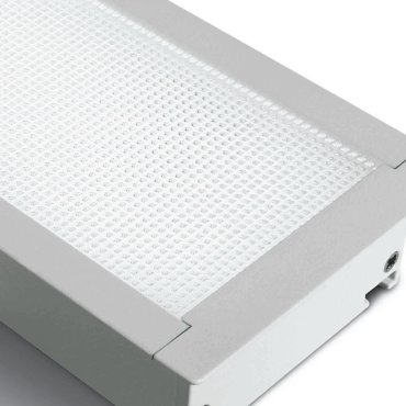 ONE Light UGR19 Recessed LED Linear Profiles - plafondverlichting - 121 x 8 x 5,5 cm - 40W LED incl. - wit - warm witte lichtkleur