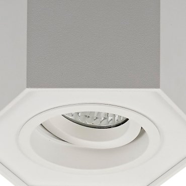 Zuma Line Polygon CL R - opbouwspot 1L - 12 x 12 cm - wit