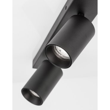 Nova Luce Tod - opbouwspot 2L - 35 x 6 x 12,7 cm - zandzwart