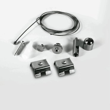 ONE Light Up &amp; Down LED Linear Profiles - hanglamp - 117,5 x 2,2 x 8,5 cm - 40W LED incl. - zwart - warm witte lichtkleur
