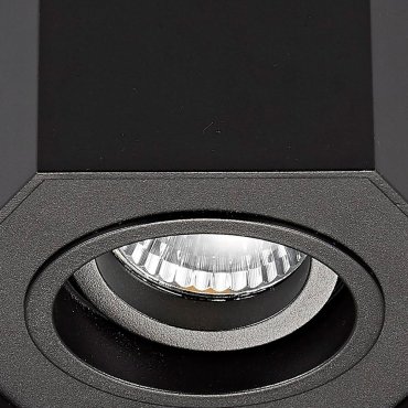 Zuma Line Polygon CL R - opbouwspot 1L - 12 x 12 cm - zwart