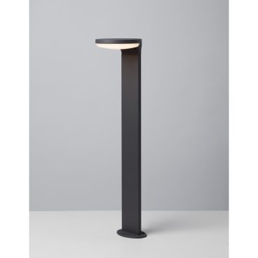 Nova Luce Enzi - tuinpaal - 18 x 18 x 80 cm - 17W LED incl. - IP54 - donkergrijs