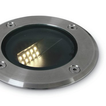 ONE Light Asymmetric Inground - grondspot voor buiten - Ø 120 mm, Ø 115 mm inbouwmaat - 8W LED incl. - IP67 - roestvrij staal