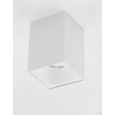 Nova Luce Nido - opbouwspot - 9,5 x 9,5 x 14,5 cm - zandwit