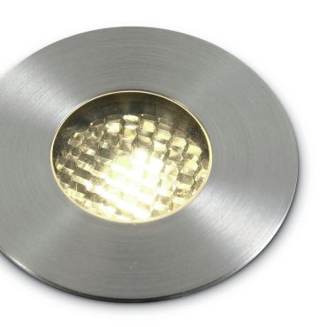 ONE Light COB Honeycomb Range - grondspot voor buiten - Ø 62 mm, Ø 52 mm inbouwmaat - 3W dimbare LED incl. - IP67 - roestvrij staal - warm witte lichtkleur