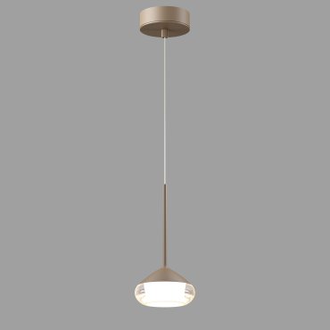 Artdelight Phoenix - hanglamp - Ø 11,6 x 8,2 cm - 7W dimbare LED incl. - champagne