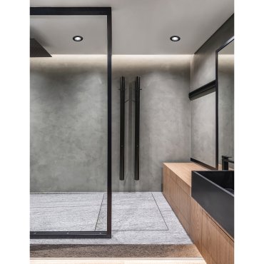 Nova Luce Tex - inbouwspot - Ø 93 mm, Ø 60 mm inbouwmaat - IP44 - zandzwart