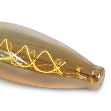ONE Light Decorative LED lamp - Ø 12 x 45 cm - E27 - 8W - niet-dimbaar - 2700K - amber