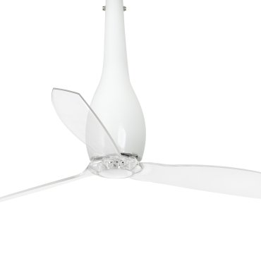 Faro Eterfan - plafondventilator met afstandsbediening - Ø 128 cm - wit en transparant