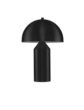 Nova Luce Bolt - tafellamp - Ø 25 x 41 cm - mat zwart