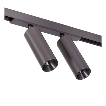 Lucide Linial Moxx - magnetisch railsysteem - railspot - 17 x 4,5 x 10 cm - 2 x 10W LED incl. - dimfunctie en instelbare lichtkleur via app - zwart mat chroom