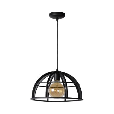 Lucide Dikra - hanglamp - Ø 40 x 150 cm - zwart