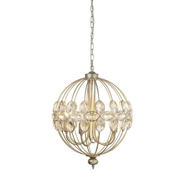 Searchlight Bracelet - hanglamp - Ø 47 x 150 cm - champagne