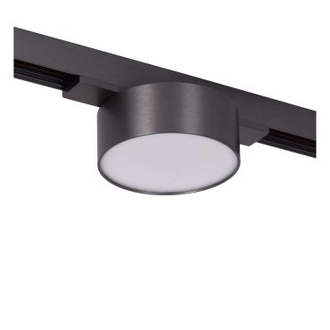 Lucide Linial Fixt - magnetisch railsysteem - railspot - Ø 7,4 x 4,5 cm - 6W LED incl. - dimfunctie en instelbare lichtkleur via app - zwart mat chroom