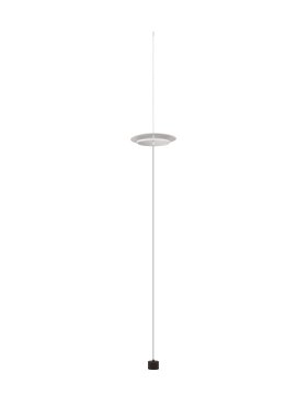 Nova Luce Olos - hanglamp - 35 x 370 x 10 cm - 21W dimbare LED incl. - zandwit en chroom spiegel