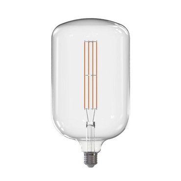 Daylight Italia Caramella Candy 2 LED Lamp - Ø 15 x 28,4 cm - E27 - 13W dimbaar - 2700K - transparant