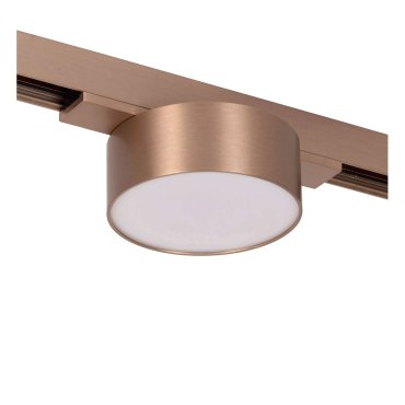 Lucide Linial Fixt - magnetisch railsysteem - railspot - Ø 7,4 x 4,5 cm - 6W LED incl. - dimfunctie en instelbare lichtkleur via app - champagne