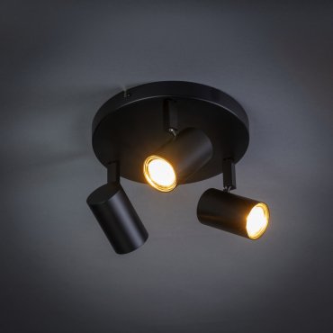 ETH The Common - opbouwspot 3L - Ø 22 x 13 cm - zwart