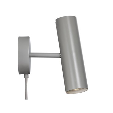 Design for the People Mib 6 - wandverlichting met schakelaar - 10 x 17,1 x 20 cm - grijs