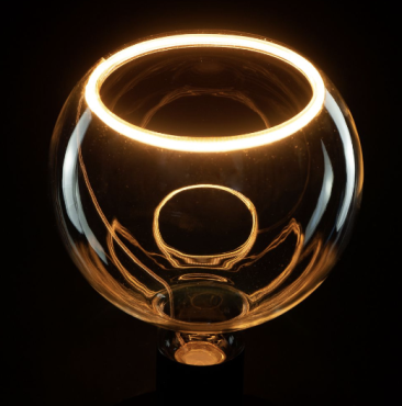 SHOWROOMMODEL - Segula LED lamp - Floating Globe - Ø 15 x 18,5 cm - E27 - 4,5W dimbaar - 2200K - transparant