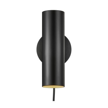 Design for the People Mib 6 - wandverlichting met schakelaar - 10 x 17,1 x 20 cm - zwart
