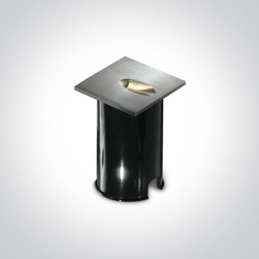 ONE Light Indoor/Outdoor Dark Light Wall Recessed - inbouw wandverlichting - 7 x 4,5 x 7 cm - 3W LED incl. - IP54 - aluminium