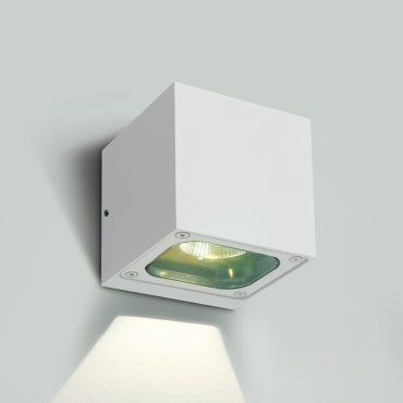 ONE Light Cube Wall Lights - buiten wandverlichting - 10 x 10 x 10 cm - 6W LED incl. - IP65 - wit