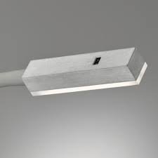 Fischer &amp; Honsel Raik - wandverlichting met gebarencontrole - 4 x 4 x 57 cm - 5W LED incl. - grijs