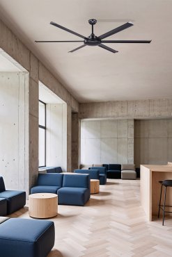 Faro Rotterdam 20 XL - plafondventilator - Ø 200 cm - mat zwart