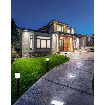 Searchlight LED Outdoor - grondspot voor buiten - 15 x 15 x 7,6 cm - 1,5W LED incl. - IP68 - transparant