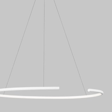 Nova Luce Breda - hanglamp - Ø 70 x 200 cm - 30W LED incl. - zandwit