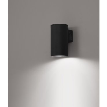 Nova Luce Alp - wandverlichting - 7 x 5,5 x 10 cm - 10W LED incl. - IP65 - zwart